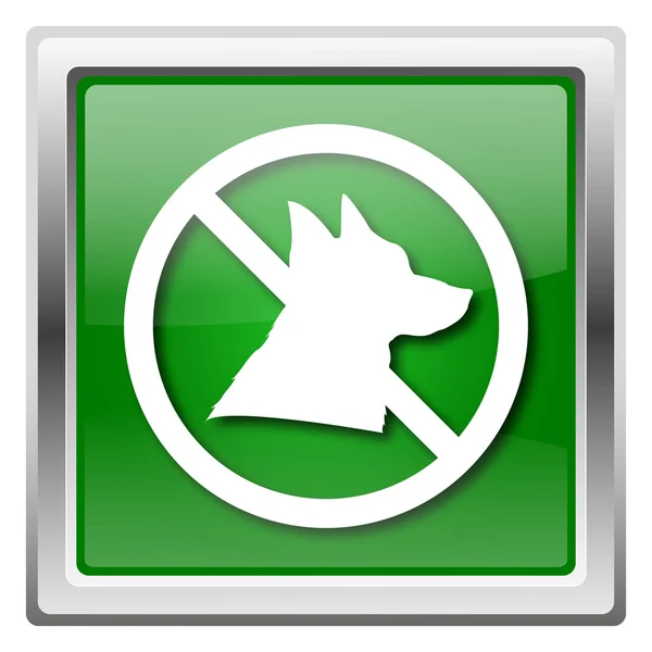 Forbidden dogs icon — Stock Photo, Image