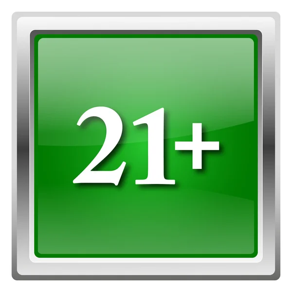 21 plus icon — Stock Photo, Image