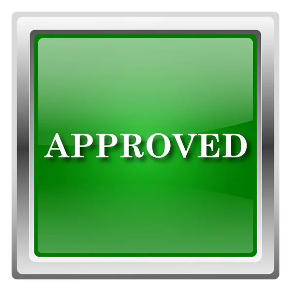 Approved icon — Stock Photo, Image