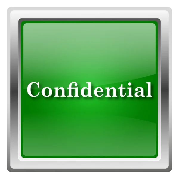 Ícone confidencial — Fotografia de Stock