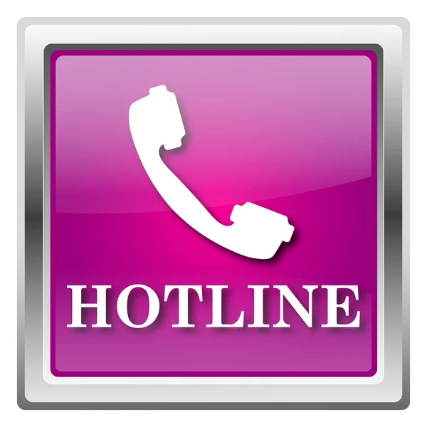 Ícone hotline — Fotografia de Stock