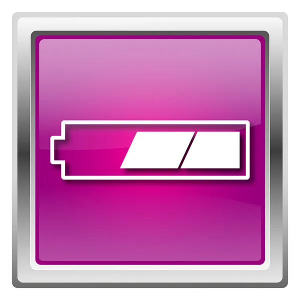 2 thirds charged battery icon — Stock Photo, Image