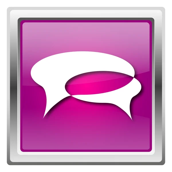 Chat bubbles icon — Stock Photo, Image