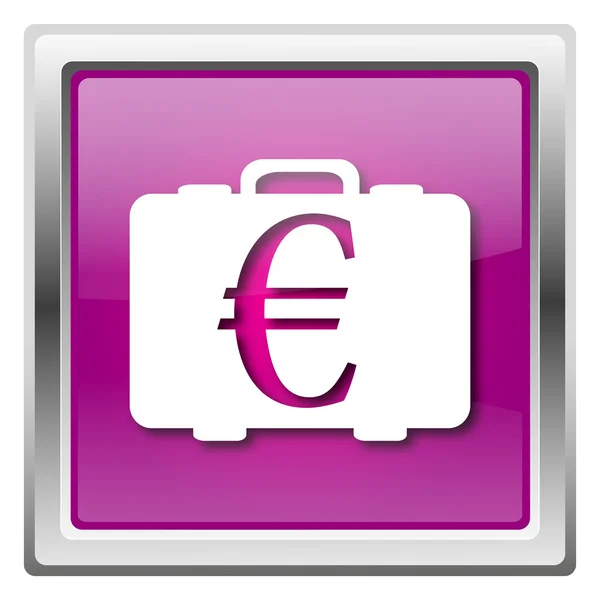 Euro bag icon — Stock Photo, Image
