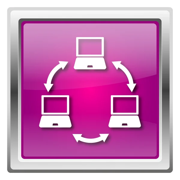 Computer network icon — Stock Photo, Image