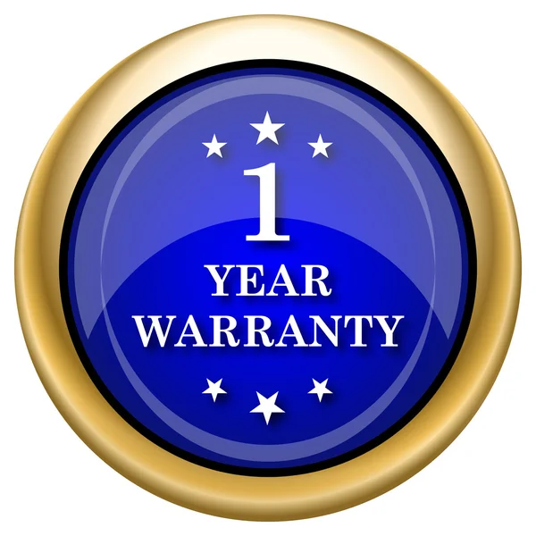 1 year warranty icon — Stock Photo, Image