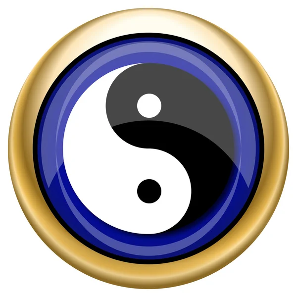 Ying yang pictogram — Stockfoto