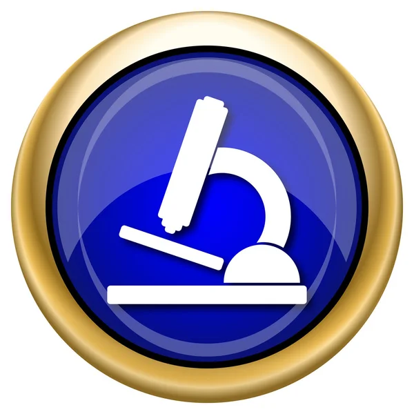 Microscope icon — Stock Photo, Image