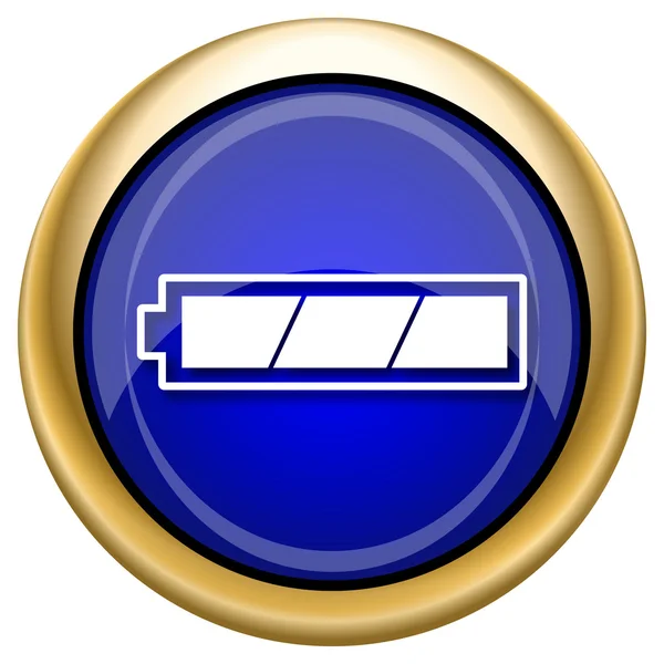 Icono de batería completamente cargado — Foto de Stock