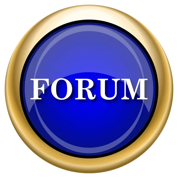 Forum ikona — Zdjęcie stockowe