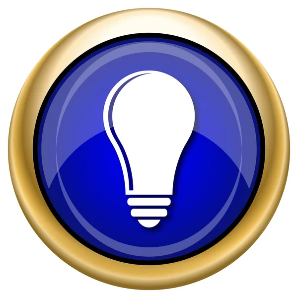 Bombilla - idea icono —  Fotos de Stock