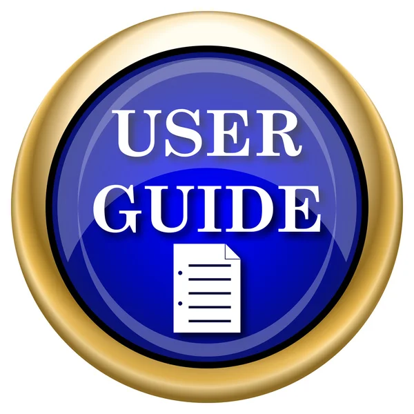 User guide icon — Stock Photo, Image