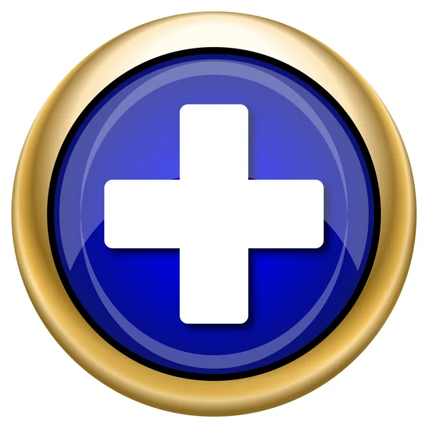 Значок медицинского креста — стоковое фото