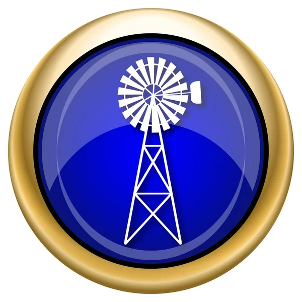 Klassieke windmolen pictogram — Stockfoto