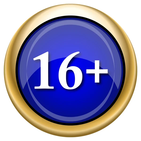 16 plus icon — Stock Photo, Image