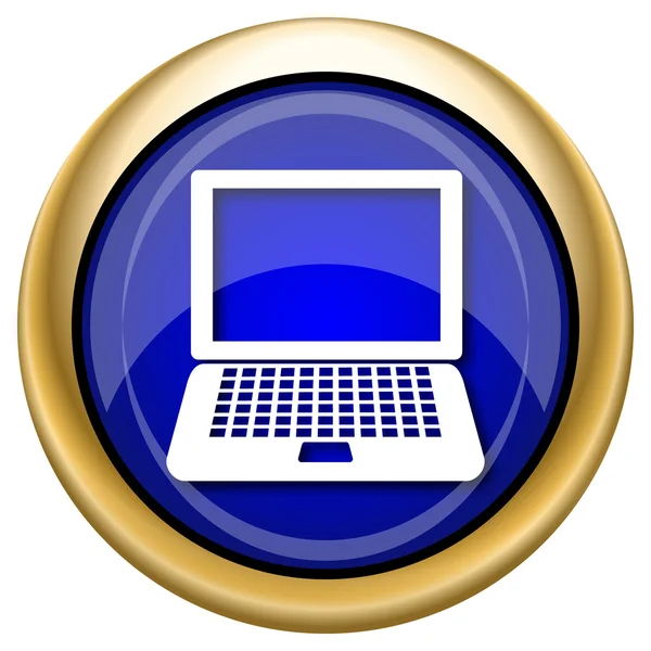 Laptop pictogram — Stockfoto