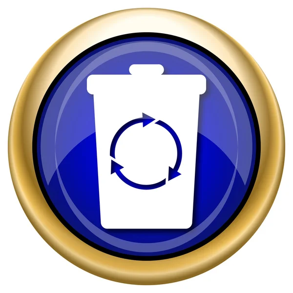 Recycle bin icon — Stock Photo, Image