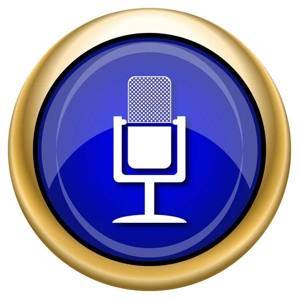 Icono del micrófono — Foto de Stock