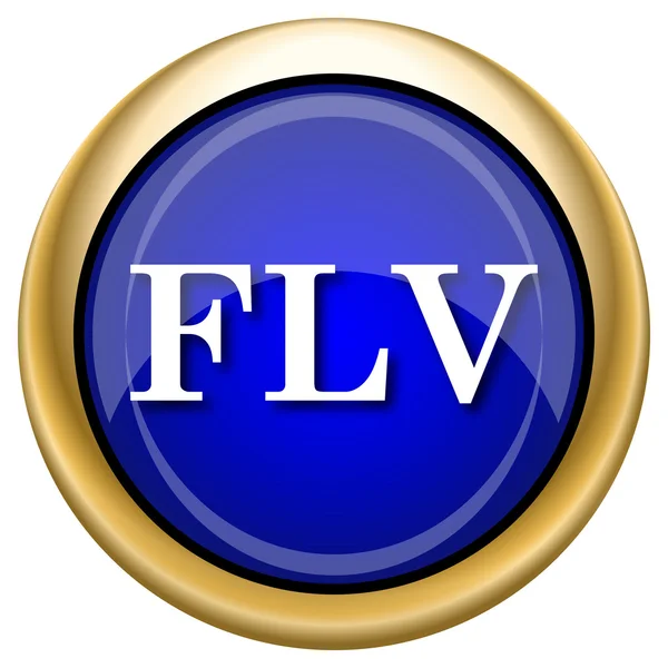 Icono FLV — Foto de Stock