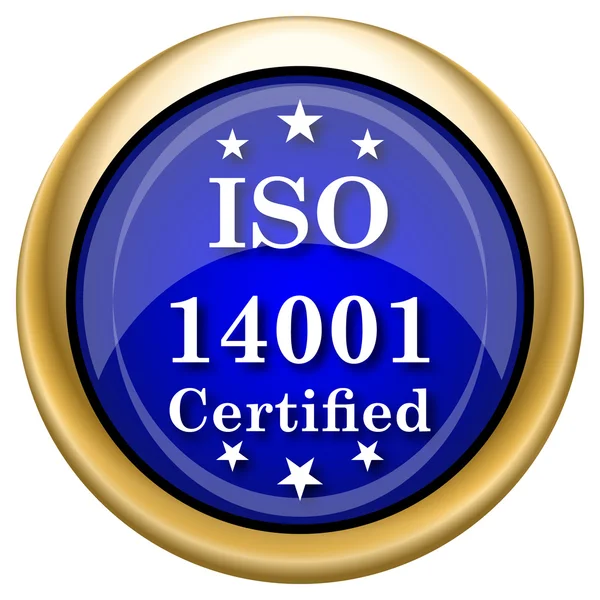 ISO14001 icono —  Fotos de Stock