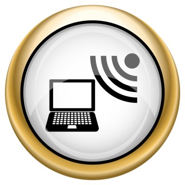 kablosuz dizüstü bilgisayar simgesi