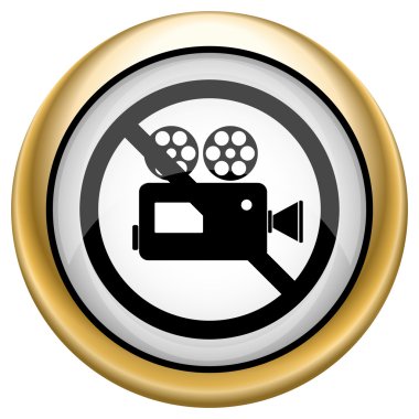 yasak video kamera simgesi