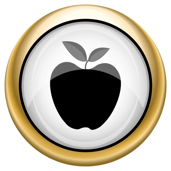 Ikona apple — Stock fotografie