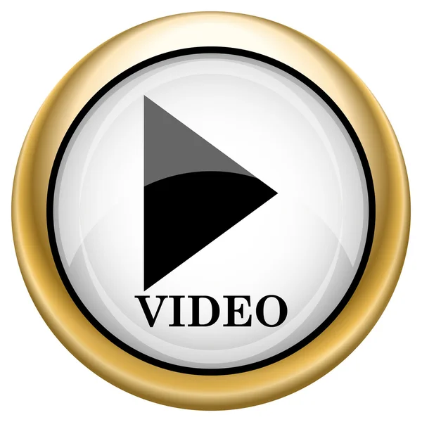 Video play-ikonen — Stockfoto