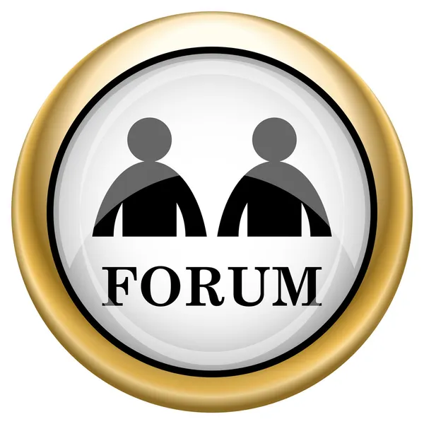 Forum ikona — Zdjęcie stockowe