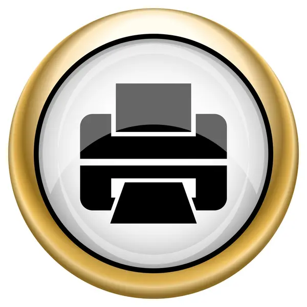 Printer icon — Stock Photo, Image