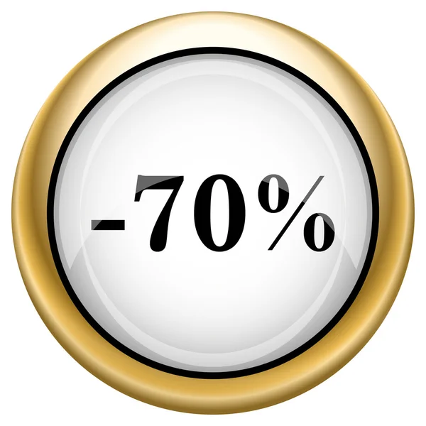 70 percent discount icon — Stock Photo, Image