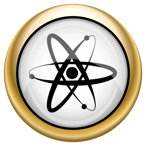 Atomen pictogram — Stockfoto