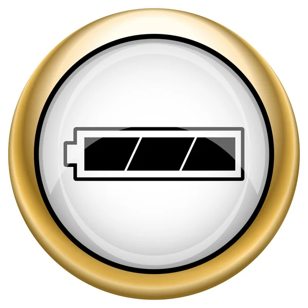 Fully charged battery icon — Zdjęcie stockowe