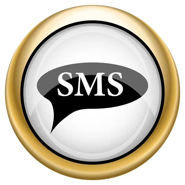 SMS balonu simgesinin — Stok fotoğraf