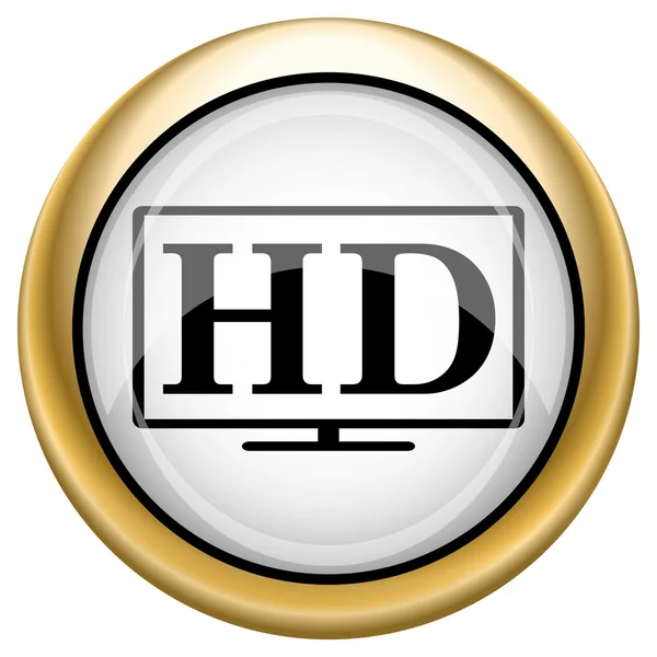 Ikona hd tv — Stock fotografie