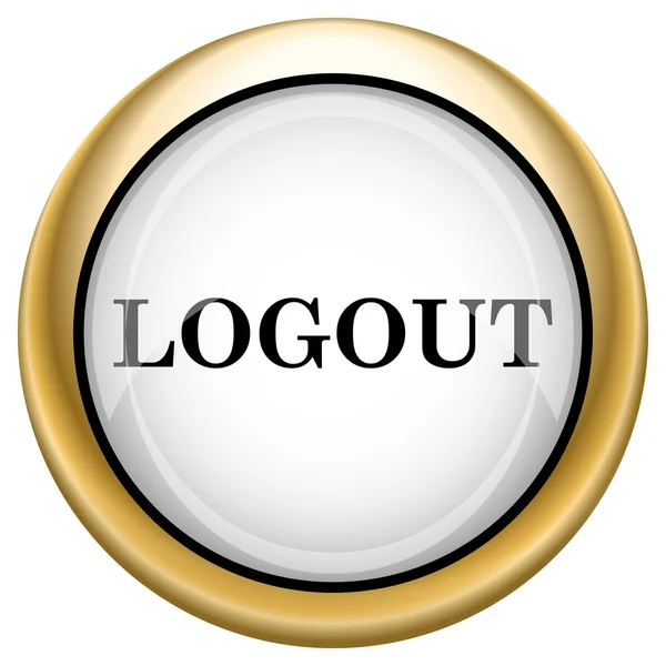 Logout pictogram — Stockfoto