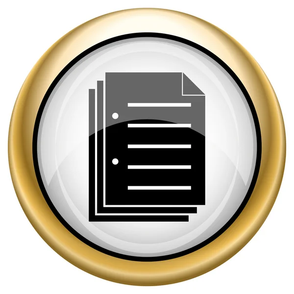 Document icon — Stock Photo, Image