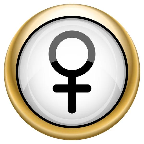 Icono de signo femenino — Foto de Stock