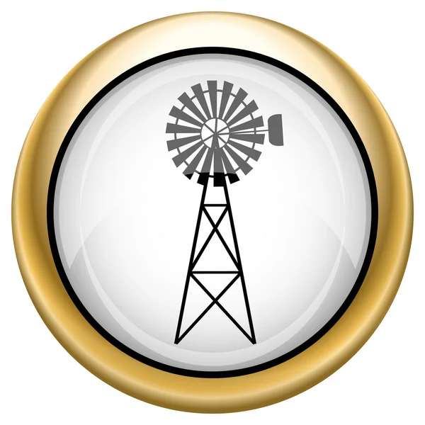 Klassieke windmolen pictogram — Stockfoto