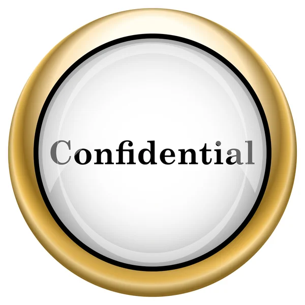 Icono confidencial —  Fotos de Stock