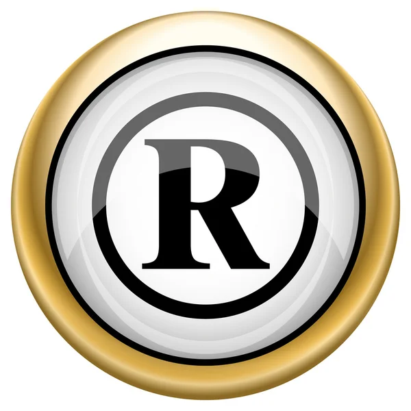 Registered mark icon — Stock Photo, Image