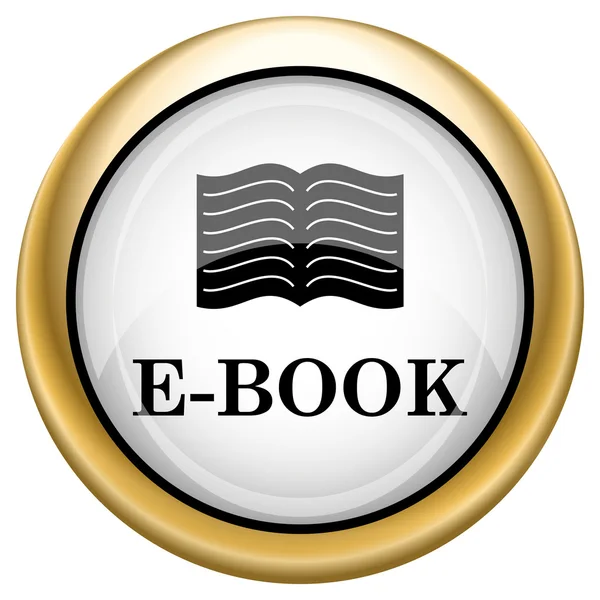 Ícone de e-book — Fotografia de Stock