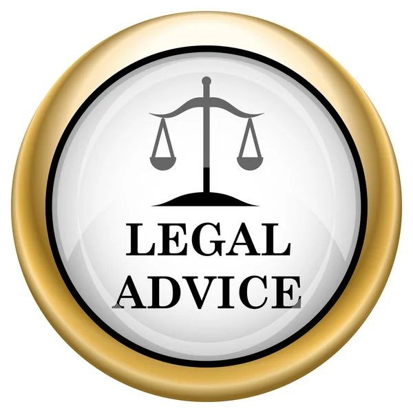 Legal advice icon — Stock Photo, Image