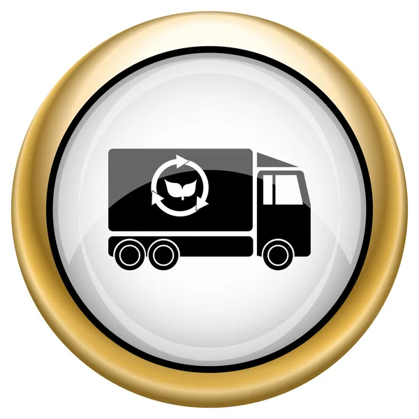 Eco truck ikona — Stock fotografie