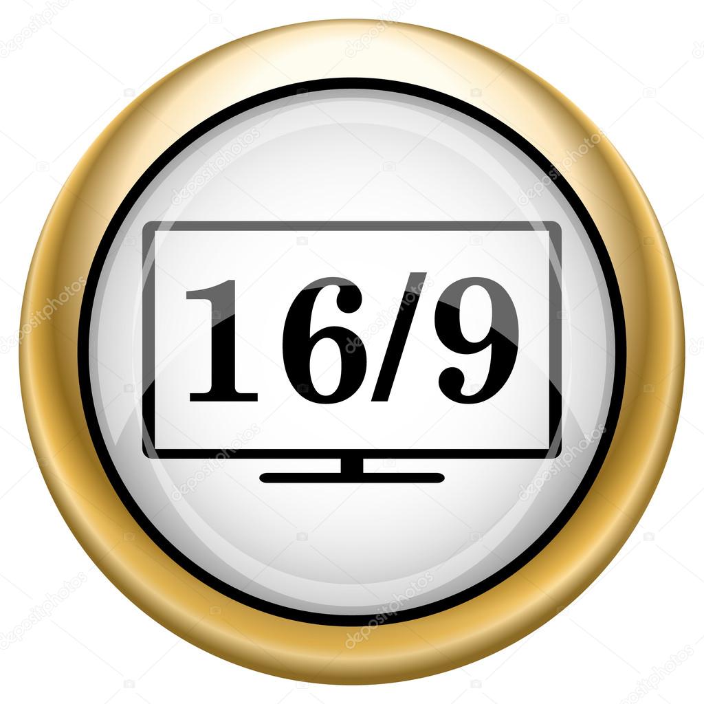 16 9 TV icon