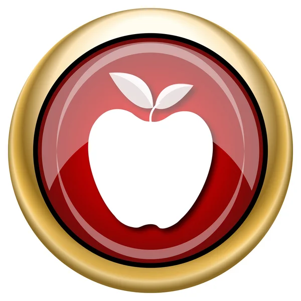 Icono de manzana — Foto de Stock