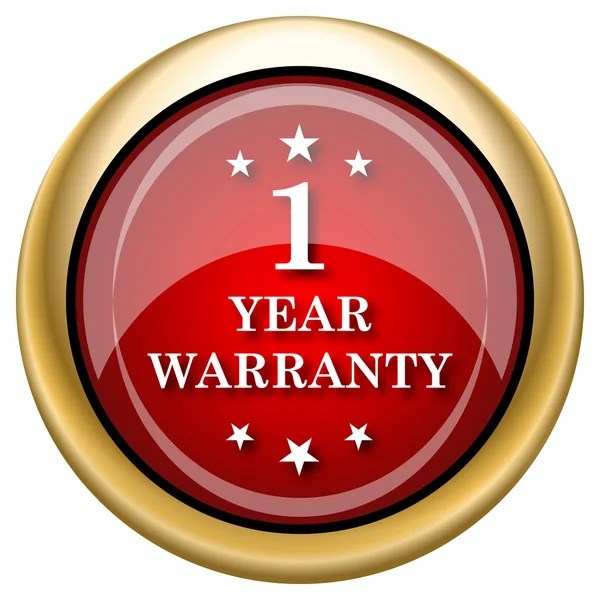 1 year warranty icon — Stock Photo, Image