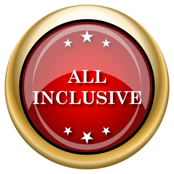 All inclusive icon — Stock Photo, Image