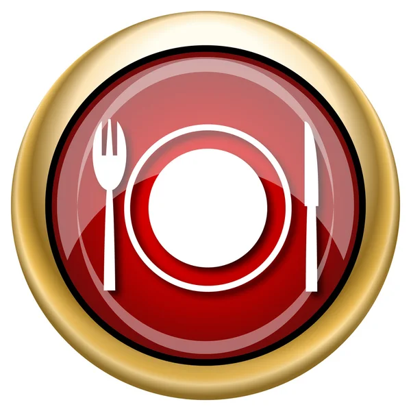 Restaurant pictogram — Stockfoto