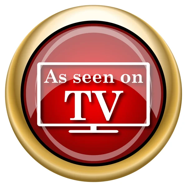 As seen on TV icon — Stock Photo, Image